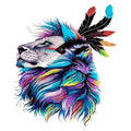DIY Lion Acrylic Painting By Numbers Animals - Creative Serenity