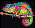 DIY Iguana Digital Painting By Numbers Animal Art - Creative Serenity