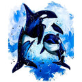 DIY Whales Acrylic Painting By Numbers Animals - Creative Serenity