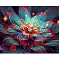 DIY Flower Painting By Numbers Art - Creative Serenity