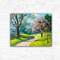 DIY Park Paint by Numbers On Canvas - Creative Serenity