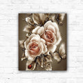 DIY Roses 5D Diamond Art Painting 30x40cm - Creative Serenity