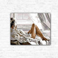 DIY Woman Paint by Numbers On Canvas - Creative Serenity