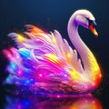 DIY Swan Diamond Art Painting 40x40cm - Creative Serenity