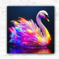 DIY Swan Diamond Art Painting 40x40cm - Creative Serenity