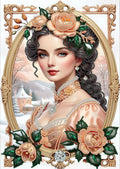 DIY Beautiful Woman Diamond Art Painting Special Drill - Creative Serenity
