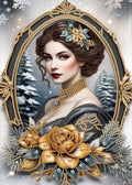 DIY Beautiful Woman Diamond Art Painting Special Drill - Creative Serenity