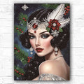 DIY Beautiful Woman Diamond Art Painting Special Drill - Creative Serenity