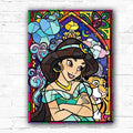 5D Jasmine Diamond Mosaic Diamond Art Princess 30x40cm - Creative Serenity
