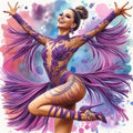 DIY Dancer Paint By Numbers Oil Painting