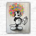 DIY Mickey Mouse Banksy Diamond Art Painting 30x40cm