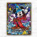DIY Mickey Mouse Cartoon Mosaic 5D Diamond Art Painting 30x40cm
