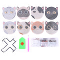 8 Pack - DIY Cat Diamond Art Coasters - Creative Serenity