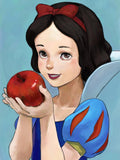 DIY Snow White Diamond Art Painting 30x40cm - Creative Serenity