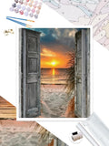 DIY Beach Acrylic Painting By Numbers - Creative Serenity