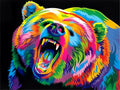 DIY Rainbow Bear Diamond Art Painting Animals - Creative Serenity