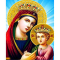 DIY Mary & Jesus Oil Painting By Numbers Art - Creative Serenity