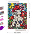 5D Ariel Diamond Mosaic Diamond Art Princess 30x40cm - Creative Serenity