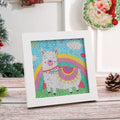 DIY Kids Llama Diamond Art Painting 15x15cm - Creative Serenity