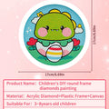 DIY Dinosaur Kids Diamond Art Painting 17x17cm - Creative Serenity