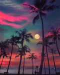 DIY Moon Tree 5D Diamond Art Painting 30x40cm - Creative Serenity
