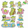 DIY Kids Dinosaur Diamond Art Stickers - Creative Serenity