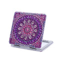 DIY Mandala Diamond Art Compact Mirror - Creative Serenity