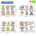 DIY Kids Animals Diamond Art Stickers - Creative Serenity