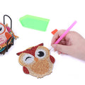 DIY Kids Owl Diamond Art Coasters - 10 Pack - Creative Serenity