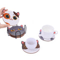 8 Pack - DIY Cat Diamond Art Coasters - Creative Serenity