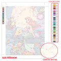 DIY The Little Mermaid Painting By Numbers Oil Art - Creative Serenity