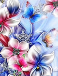 DIY Flowers 5D Diamond Art Painting 30x40cm - Creative Serenity