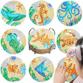 8 Pack - DIY Sea Diamond Art Coasters - Creative Serenity