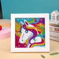 DIY Kids Unicorn Diamond Art Painting 15x15cm - Creative Serenity