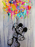 DIY Mickey Mouse Banksy Diamond Art Painting 30x40cm - Creative Serenity