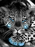5D Leopard DIY Diamond Art Painting Animals 30x40cm - Creative Serenity