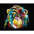 DIY Monkey Digital Painting By Numbers Animal Art - Creative Serenity