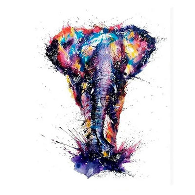 DIY Elephant Acrylic Painting By Numbers Animals - Creative Serenity