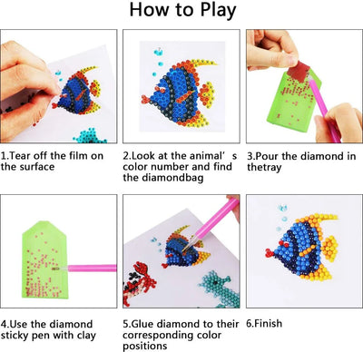 DIY Kids Halloween Diamond Art Stickers - Creative Serenity