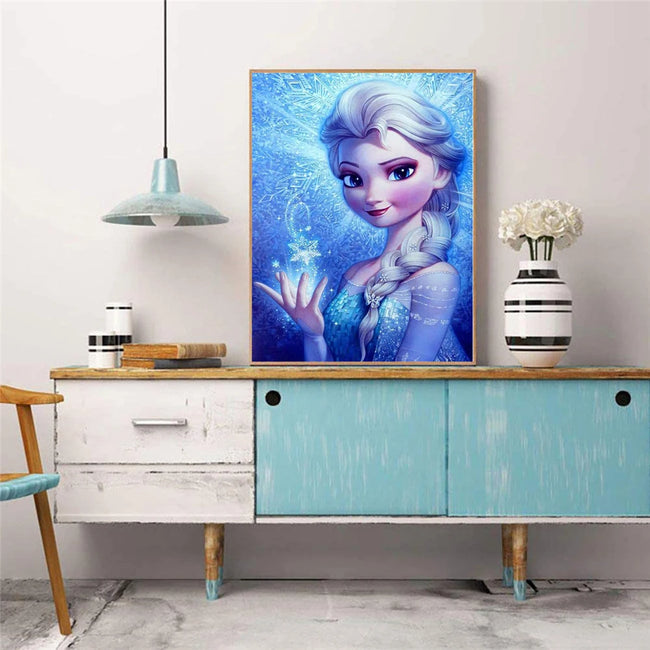 DIY Elsa Diamond Art Painting Kit - Creative Serenity