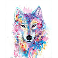 DIY Wolf Acrylic Painting By Numbers Animals - Creative Serenity