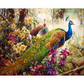 DIY Peacocks Paint by Numbers On Canvas - Creative Serenity