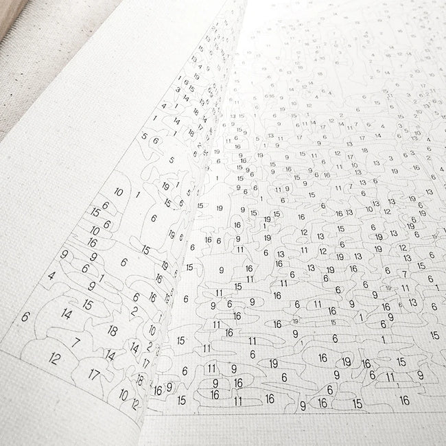 DIY Graffiti Paper Plane Painting By Numbers Art - Creative Serenity