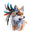 DIY Fox Acrylic Painting By Numbers Animals - Creative Serenity