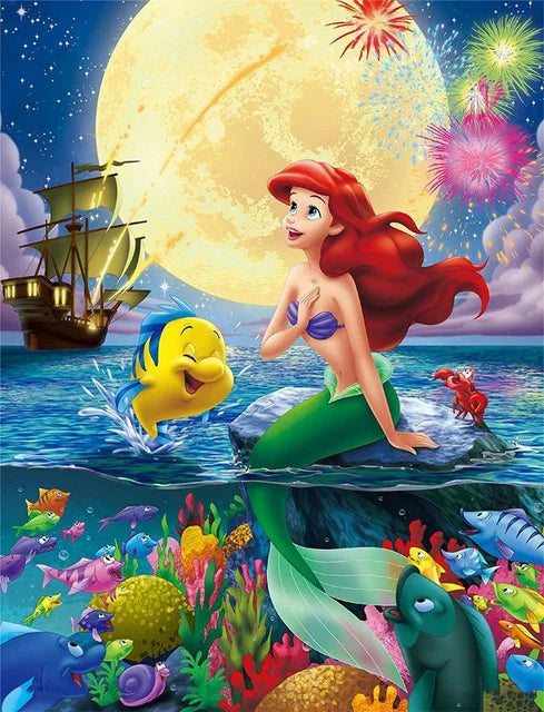 DIY The Little Mermaid Diamond Art Painting Kit - Creative Serenity