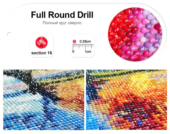 DIY Lake 5D Diamond Art Painting 30x40cm - Creative Serenity