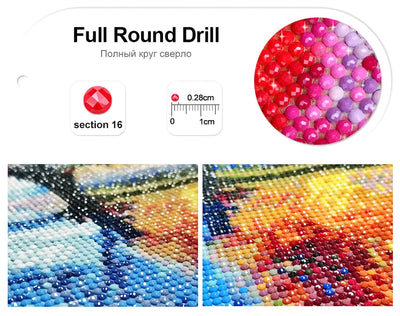 DIY Moon 5D Diamond Art Painting 30x40cm - Creative Serenity