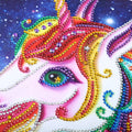 5D Unicorn DIY Special Shaped Diamond Art Painting 25x25cm - Creative Serenity
