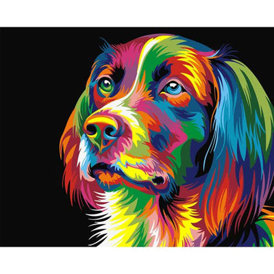 DIY Dog Digital Painting By Numbers Animal Art - Creative Serenity
