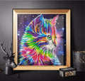 5D Cat DIY Special Shaped Diamond Art Painting 25x25cm - Creative Serenity